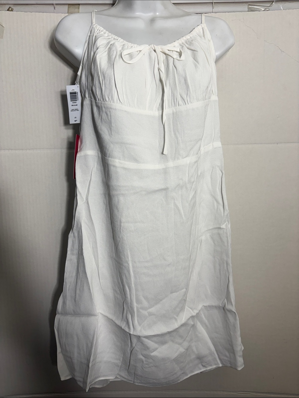 Aritzia Sunday Best Cream Spaghetti Strap Midi Dress Delilah Dress 8892